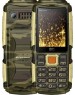 Телефон мобильный BQ 2430 Tank Power Camouflage/Gold