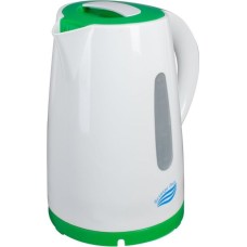 Чайник электрический ВЕЛИКИЕ РЕКИ Томь-1 белый/зеленый, 1,7 л