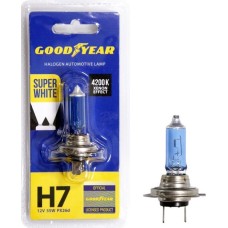 Лампа галогенная GOODYEAR GY017127 лампа галогенная автомобильная Н7 12V 55W PX26d Super White (блистер)