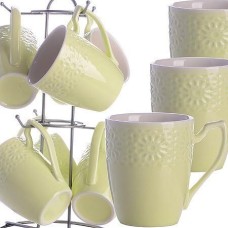 Набор кружек LORAINE 31387 желтый