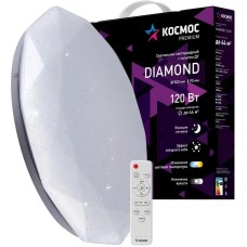 Светодиодный настенно-потолочный светильник КОСМОС KSDiam120W белый
