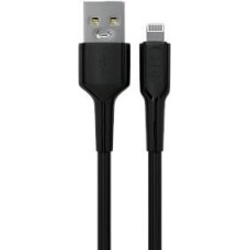 Кабель MORE CHOICE (4620202553126) K63i 2м USB 2.4A для Lightning , черный
