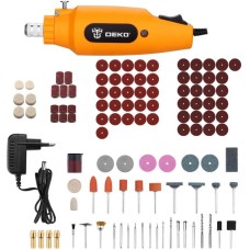 Электрический гравер DEKO DKRT150, 150 Вт, в кейсе + набор аксессуаров 110 шт 063-1417