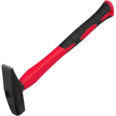 Молоток MATRIX Молоток слесарный optimal, 300 г, фибергласовая обрезиненная рукоятка, квадратный боек 10367