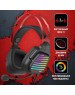 A4TECH Гарнитура игровая Bloody G560, для компьютера, мониторные, проводные, черный / красный [g560 sports red]