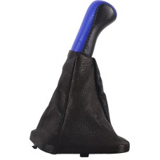 Ручки AZARD Ручка КПП ВАЗ 2110 Рамка Кожа в блистере /синий/