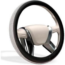 Оплетка MONA LIZA Оплетка MONA LISA Infinity экокожа, со стразами, M /серебро/