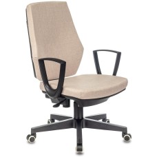 Кресло компьютерное БЮРОКРАТ Кресло CH-545, ткань, до 120кг, пружинно-винтовой, бежевый