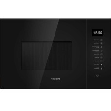 HOTPOINT Встраиваемая микроволновая печь MF25G BL H, 25л, 900Вт, черный [869891300020]