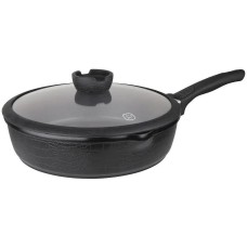 RONDELL Сотейник Escurion RDA-871, 4.0л, с крышкой, черный