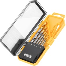 Набор сверл DENZEL Набор сверл по металлу, 2-8мм, Р6М5-TiN, Golden Tip, 6 шт 723000