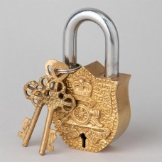 Декор для интерьера LEFARD ЗАМОК ДЕКОРАТИВНЫЙ С КЛЮЧАМИ 11,5*5,7СМ 733-183