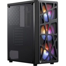 Корпус для ПК FORMULA Корпус ATX Mana Dynamic, Midi-Tower, без БП, черный