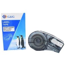Картридж G&G Картридж GG-M210-750595WT, 19.1мм, черный шрифт, белый фон, 6.4м ( GG-M210-750595WT