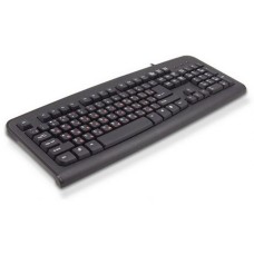 LIME Клавиатура K-0494 RLSK USB Standart Black 104 keyboard with RUS/LAT keys and Special scroll key, Rus(red)/Lat(white),LOGO: (logo color: white), brown box, cable: 1.5 m {20}