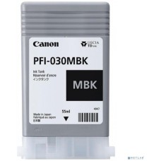 CANON Картридж/ INK TANK PFI-030 MATTE BLACK черный матовый (55мл) для imagePROGRAF TA-20, TA-30, TM-240, TM-340