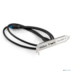 Exegate EX298296RUS Планка портов в корпус Type-C ExeGate BrctUSB3-1C (USB 3.2 Gen1 20pin (IDC 20pin F) --> USB 3.2 Gen1 Type-Cf, кабель 30см)