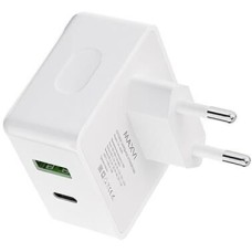 MAXVI СЗУ CHL-603PD 30W, 3A, QC 3.0, 1xUSB-A, 1xUSB-C, white