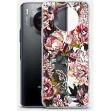 BORASCO Чехол (клип-кейс) для Honor 50 Lite ArtWorks прозрачный/рисунок (51282)
