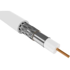 ITK Кабель коаксиальный Generica CC3-R6F1-111-100-G RG-6 SF/UTP 75Om PVC внутренний 100м белый