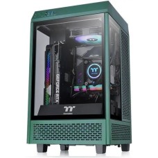 THERMALTAKE Корпус The Tower 100 Racing зеленый без БП miniITX 1x120mm 3x140mm 2xUSB3.0 audio bott PSU