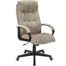 БЮРОКРАТ Кресло руководителя CH-824 Fabric песочный Light-21 крестов. пластик