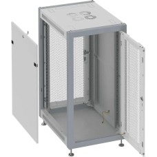 SYSMATRIX Шкаф коммутационный (SL 6615.733) напольный 15U 600x600мм пер.дв.перфор. задн.дв.перфор. 800кг серый 450мм 37кг 800мм IP20 металл