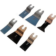 DENZEL Набор насадок для МФИ по дереву и металлу, 6 шт 782406