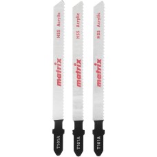 MATRIX Полотна для электролобзика по пластику, 3 шт, T101A, 72 x 2 мм, HSS 78232