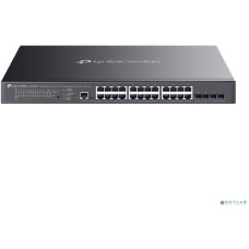 TP-LINK SMB TP-Link SG3428XMPP Omada 24-портовый гигабитный управляемый РоЕ-коммутатор уровня L2+ с 4 SFP+ слотами 10G