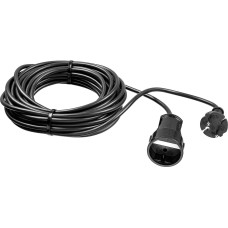 ЗУБР Удлинитель-шнур ″ПВС 207-Ш″, 10 м, 2200 Вт, 1 гнездо, ПВС 2х0,75 мм2,