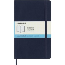 MOLESKINE Блокнот CLASSIC SOFT QP619B20 Large 130х210мм 192стр. пунктир мягкая обложка синий сапфир