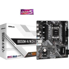 ASROCK Материнская плата B650M-H/M.2+ Socket AM5 AMD B650 2xDDR5 mATX AC`97 8ch(7.1) GbLAN RAID+HDMI+DP