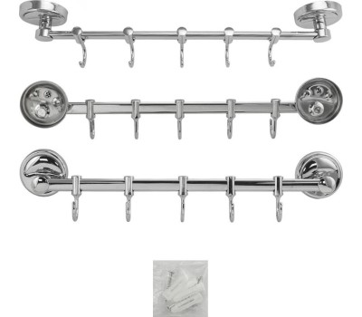 Аксессуары для ванной комнаты и туалета САНАКС 1215 Вешалка с пятью крючками прямая