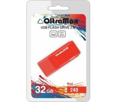 USB флэш-накопитель OLTRAMAX OM-32GB-240-красный