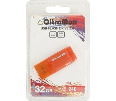 USB флэш-накопитель OLTRAMAX OM-32GB-240-красный
