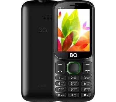 Телефон мобильный BQ 2440 Step L+ Black/Green