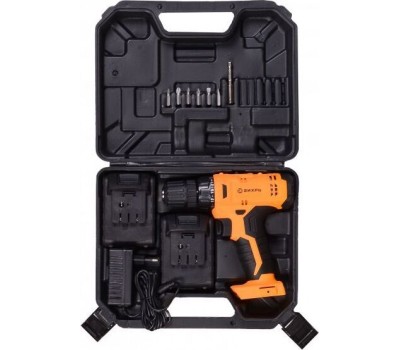 Аккумуляторная дрель-шуруповерт ВИХРЬ ДА-14,4Л-2К 14,4В, 2аккум., кейс 72/14/8