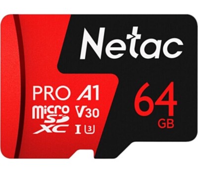 Карта памяти NETAC 64Gb MicroSD P500 Extreme Pro (NT02P500PRO-064G-S)
