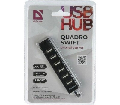 USB хаб DEFENDER (83203) QUADRO SWIFT
