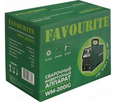 Сварочный инверторный аппарат FAVOURITE MMA-200A Сварочный инверторный аппарат 200А