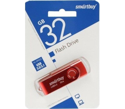 USB-флэш SMARTBUY (SB032GB3TWR) UFD 3.0/3.1 032GB Twist Red красный