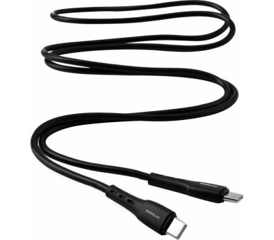 Кабель ERGOLUX (15201) ELX-CDC06-C02 (Кабель Type C-Type C, 5А, 80Вт, 1,2м, Черный, Зарядка+ПД, Коробка)