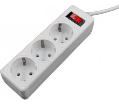 Сетевой фильтр 5BITES SP3W-518 GARDA - 3 роз - 1,8 м - белый