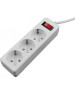 Сетевой фильтр 5BITES SP3W-518 GARDA - 3 роз - 1,8 м - белый