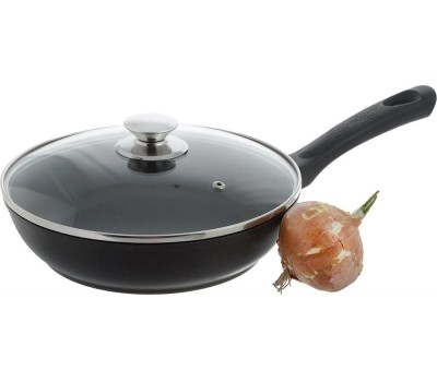 Сковорода KUKMARA с242а а/пр литая 24см стекл/кр