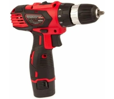 Дрель-шуруповёрт EDON AD-12CA черный/красный 22506 12В, 2аккум