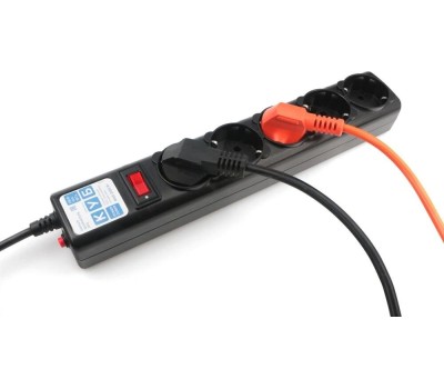 POWERCUBE SPG5-C2 1.9м (5 розеток) черный (коробка)