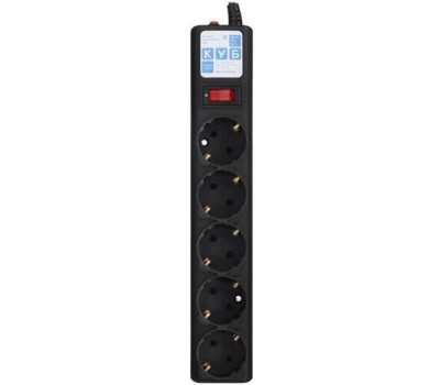POWERCUBE SPG5-C2 1.9м (5 розеток) черный (коробка)