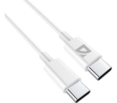 Кабель DEFENDER (87537) USB кабель F182 TypeC-TypeC 2м, белый
